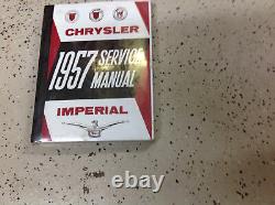 1957 CHRYSLER IMPERIAL Service Shop Repair Manual BRAND NEW FACTORY REPRINT