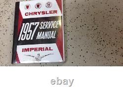 1957 CHRYSLER IMPERIAL Service Shop Repair Manual BRAND NEW FACTORY REPRINT