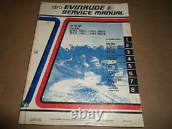 1979 Evinrude Service Shop Repair Manual 25 35 HP Models OEM Boat BRAND NEW X