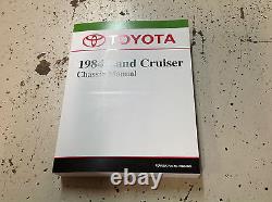 1984 TOYOTA LAND CRUISER CHASSIS Service Shop Repair Manual BRAND NEW HEAVY DUTY