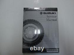 1985 86 87 1988 Suzuki GN250 Service Repair Workshop Manual BRAND NEW FACTORY