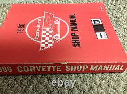 1986 Chevrolet Chevy CORVETTE Service Shop Repair Manual BRAND NEW REPRINT