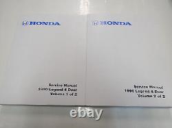 1990 Acura Legend Sedan 4 DOOR Service Repair Shop Workshop Manual BRAND NEW