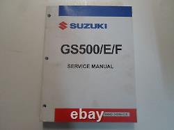 1991 Suzuki GS500/E/F Service Repair Shop Workshop Manual FACTORY Brand New