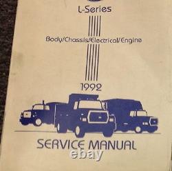 1992 Ford L SERIES L-SERIES TRUCK Service Shop Repair Manual BRAND NEW