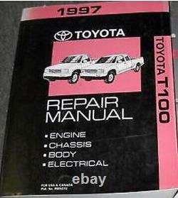 1997 Toyota T100 T-100 TRUCK Service Shop Repair Manual BRAND NEW FACTORY