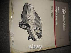 1999 Lexus RX300 RX 300 Service Shop Repair Manual BRAND NEW VOLUME 2