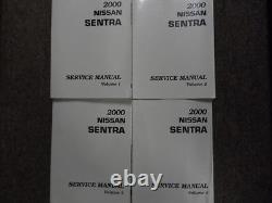 2000 Nissan Sentra Service Repair Shop Workshop Manual Set Brand New OEM
