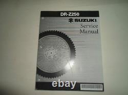 2001 Suzuki DR-Z250 Service Repair Shop Workshop Manual FACTORY Brand New