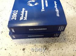 2002 Ford Thunderbird Service Repair Shop Workshop Manual Set BRAND NEW