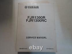 2003 Yamaha FJR1300R FJR1300RC Service Repair Shop Workshop Manual Brand New