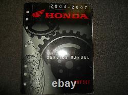 2004 2005 2006 2007 Honda CRF50F Service Shop Repair Factory Manual BRAND NEW