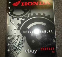 2004 2005 HONDA CBR900F 919 Service Shop Repair Factory Manual BRAND NEW