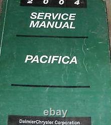 2004 CHRYSLER PACIFICA Service Repair Shop Workshop Manual BRAND NEW Mopar