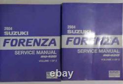2004 SUZUKI FORENZA Service Repair Shop Workshop Manual Set BRAND NEW OEM Book