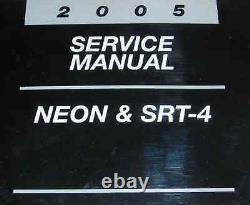 2005 Dodge Neon SRT-4 Shop Service Repair Workshop Manual Brand New