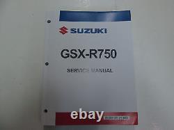 2005 Suzuki GSX-R750 Service Repair Shop Workshop Manual FACTORY OEM Brand New