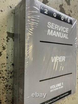 2006 DODGE VIPER Service Shop Repair Workshop Manual Brand New