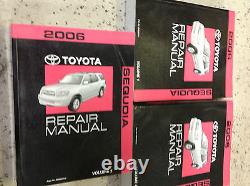 2006 TOYOTA SEQUOIA TRUCK SUV Service Shop Repair Manual Set 06 BRAND NEW