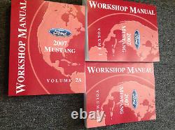 2007 Ford Mustang MODELS Service Shop Repair Workshop Manual Set Brand New