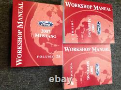 2007 Ford Mustang MODELS Service Shop Repair Workshop Manual Set Brand New