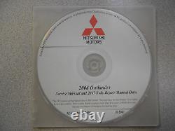 2008 2007 MITSUBISHI OUTLANDER Service Repair Manual CD BRAND NEW