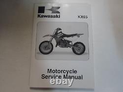 2008 Kawasaki KX65 Motorcycle Service Repair Shop Workshop Manual BRAND NEW