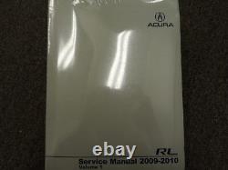 2009 2010 Acura RL Service Repair Shop Manual Set FACTORY BOOKS OEM BRAND NEW