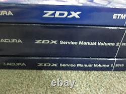 2010 Acura ZDX Z D X Service Repair Shop Manual Set FACTORY BRAND NEW