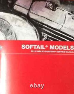 2010 Harley Davidson SOFTAIL SOFT TAILS MODELS Service Shop Manual Set BRAND NEW
