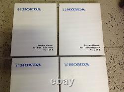 2011 2012 Honda Odyssey VAN Service Repair Shop Workshop Manual Set Brand New