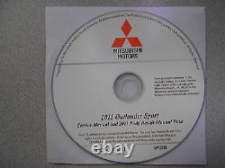 2011 MITSUBISHI OUTLANDER SPORT Service Repair Manual CD FACTORY BRAND NEW