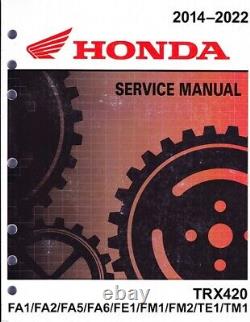 2014-2022 Honda TRX420FA/TM/TE/FM/FE ATV Factory Service Manual NEW HR309-OEM