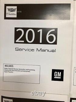 2016 CADILLAC ATS Service Shop Repair Workshop Manual SET FACTORY BRAND NEW OEM