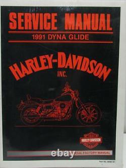 BRAND NEW! 1991 Harley-Davidson Dyna Glide Fxd Oem Service Manual Book