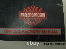 BRAND NEW! 1991 Harley-Davidson Dyna Glide Fxd Oem Service Manual Book