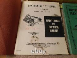 Continental E-165, E-185 Service & Overhaul Manual Aircraft Engines A100, C115