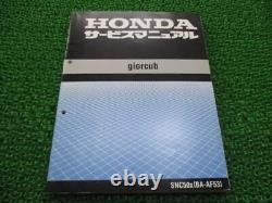 Jorcub Service Manual Snc50X Af53 Wiring Diagram Honda Genuine Used Motorcycle M