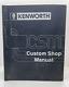 Kenworth T400 Semi Truck Custom Shop Manual Service Repair 1994 1997