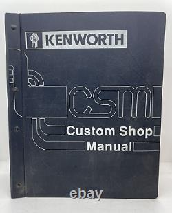 Kenworth T400 Semi Truck Custom Shop Manual Service Repair 1994 1997 #2