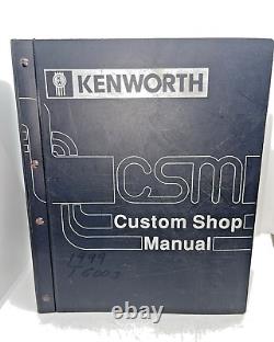 Kenworth T600 Semi Truck Custom Shop Manual Service Repair 1994 1999 #2