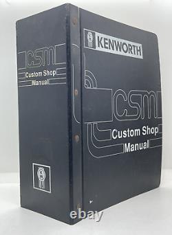 Kenworth T800 Semi Truck Custom Shop Manual Service Repair 1994 1997