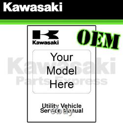 New 2016 2023 Genuine Kawasaki Mule Pro Fx Service Manual 99924-1498-09