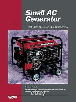SMALL AC GENERATOR SERVICE MANUAL, VOLUME 2 COVERS By Mike Hall BRAND NEW