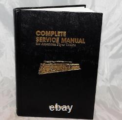 SUPER CLEAN Complete Service Manual for American Flyer Trains Hardback C-8+ S ga