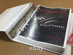 Service Manual Honda 2001-2003 Rubicon 500 TRX 500 FA Issue May 2000