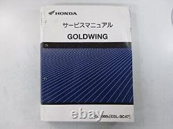 Used Honda Genuine Motorcycle Maintenance Manual Gold Wing Service Wiring Diagra