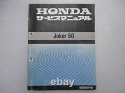 Used Honda Regular Motorcycle Maintenance Manual Joker 50 Service Information 11