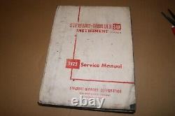 Used Vintage Stewart Warner Gauge Service Manual 1975 version