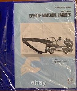 VOLVO EW240E Service Manual ELECTRICAL & INFO SYSTEMS AND TRANNY BRAND NEW 2/3